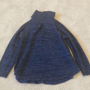 Blue lock/turtleneck sweater COZY!
